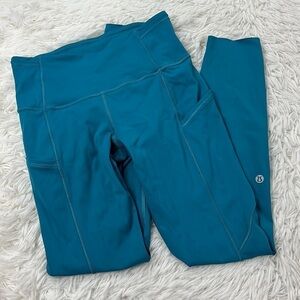Lululemon Fast and Free Tight II 25" *Non-Reflective Nulux Cyprus